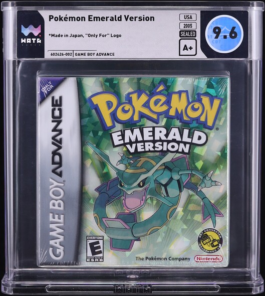 Pokemon Emerald Version (Nintendo Game Boy Advance) WATA 9.6 A+ Sealed