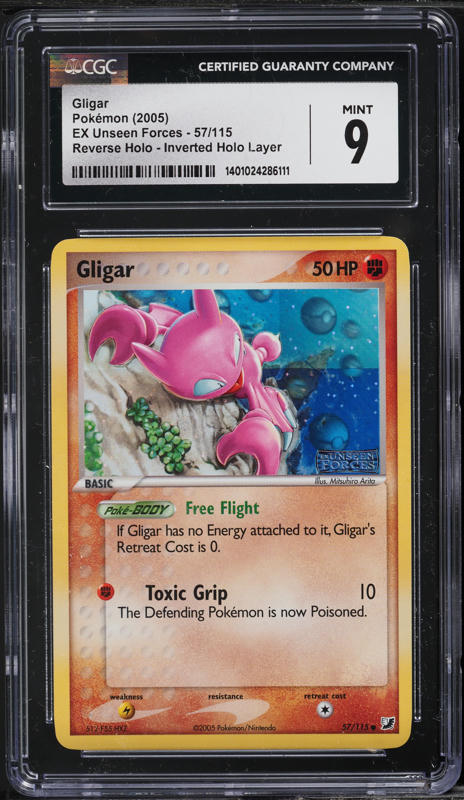 gligar pokemon card - (57) If heads Gliscor 50/94 Uncommon | Phantasmal