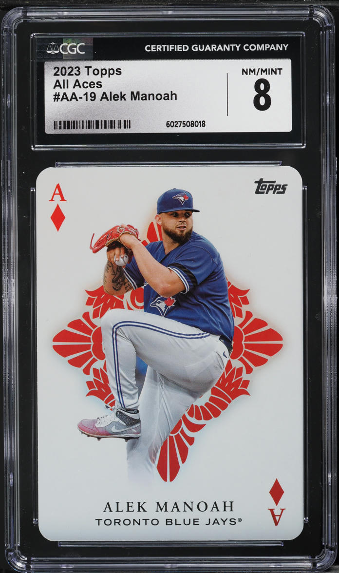 2023 Topps All Aces Alek Manoah #AA-19 CGC 8 NM-MT