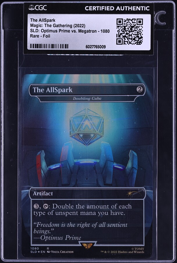 2022 MTG SLD: Optimus Prime Vs. Megatron Foil The AllSpark #1080