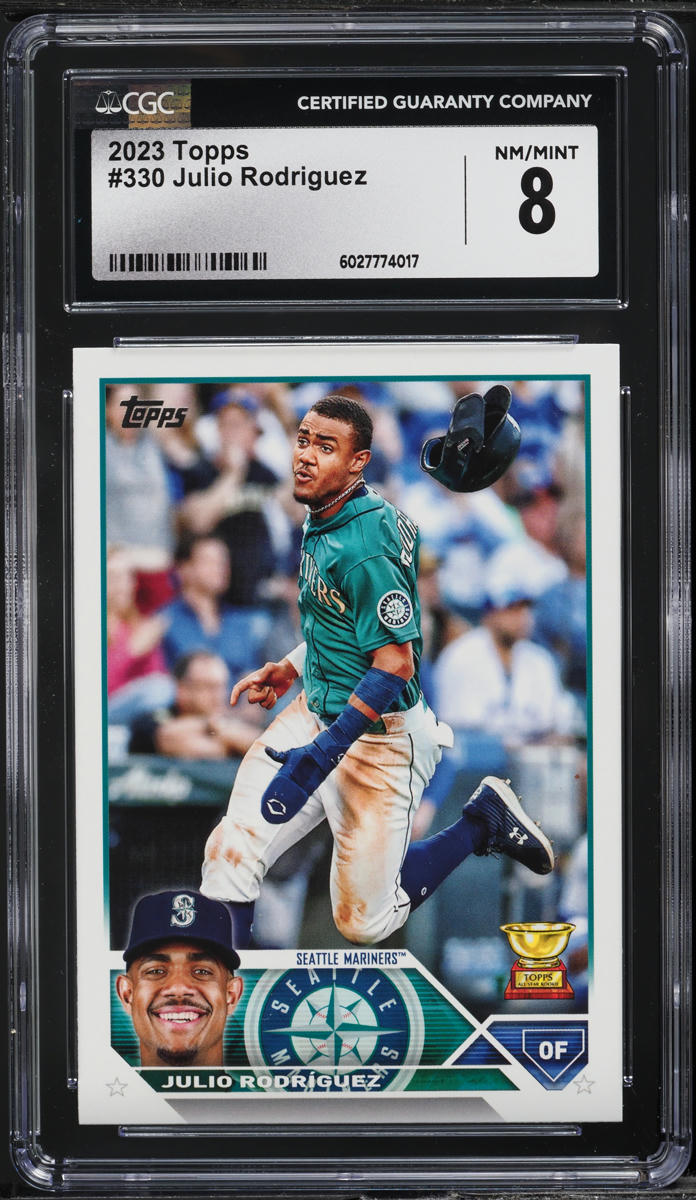 2023 Topps Julio Rodriguez #330 CGC 8 NM-MT