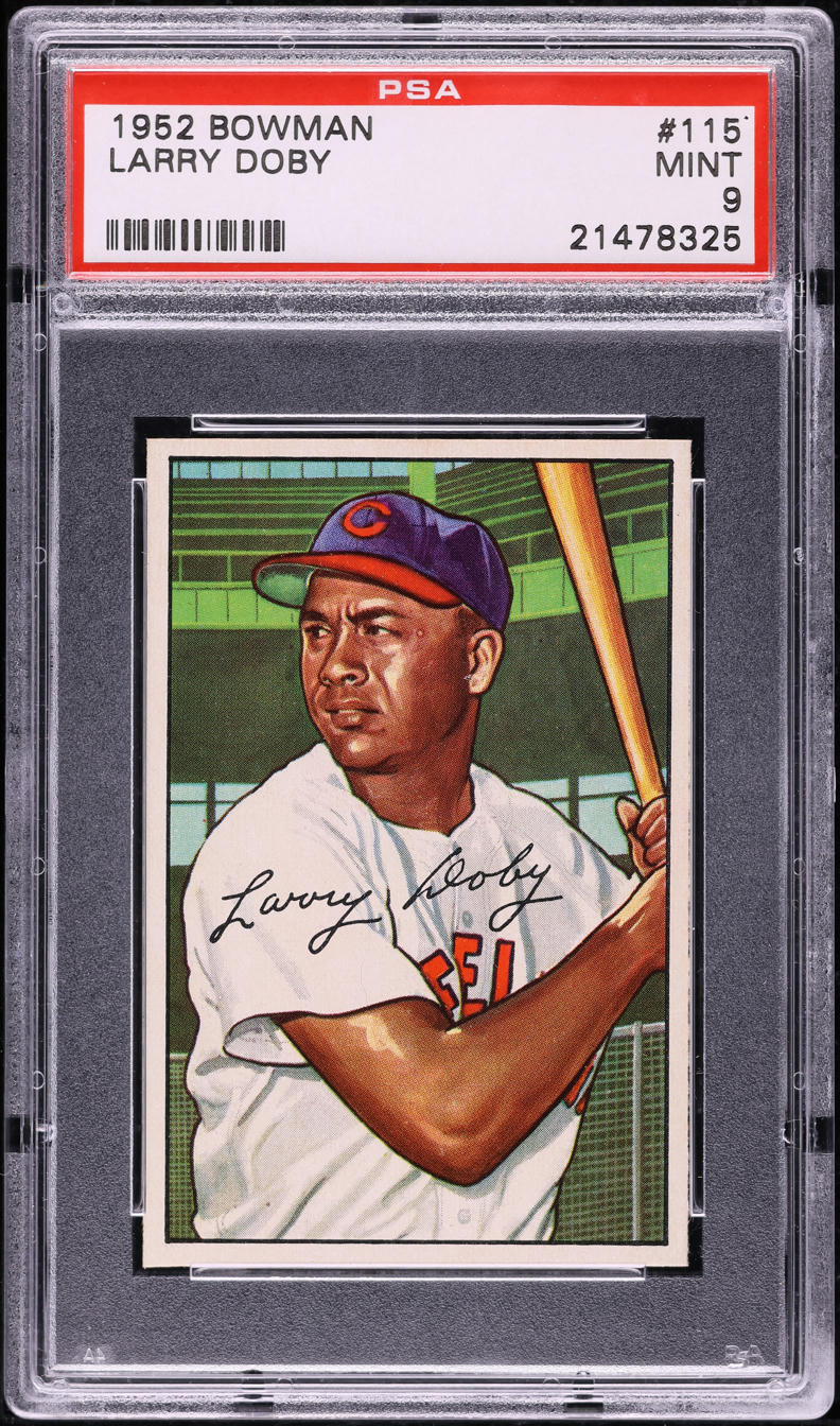 1952 Bowman Larry Doby #115 PSA 9 MINT