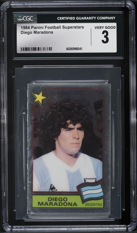 2018 National Treasures Legendary Platinum Diego Maradona AUTO 1/1