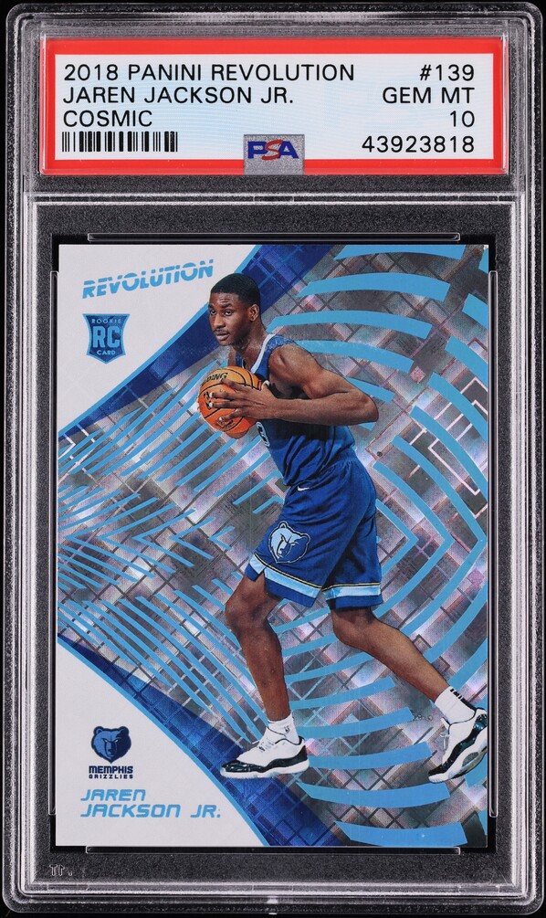 2018 Panini Revolution Cosmic Jaren Jackson Jr. ROOKIE 1/100 #139 PSA 10 GEM