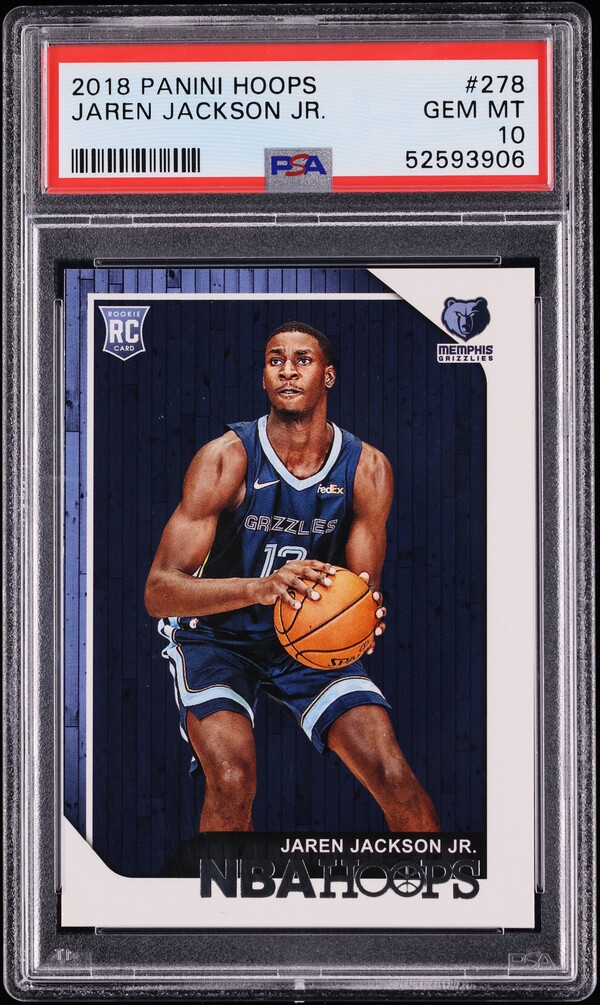 2018 Hoops Jaren Jackson Jr. ROOKIE #278 PSA 10 GEM MINT