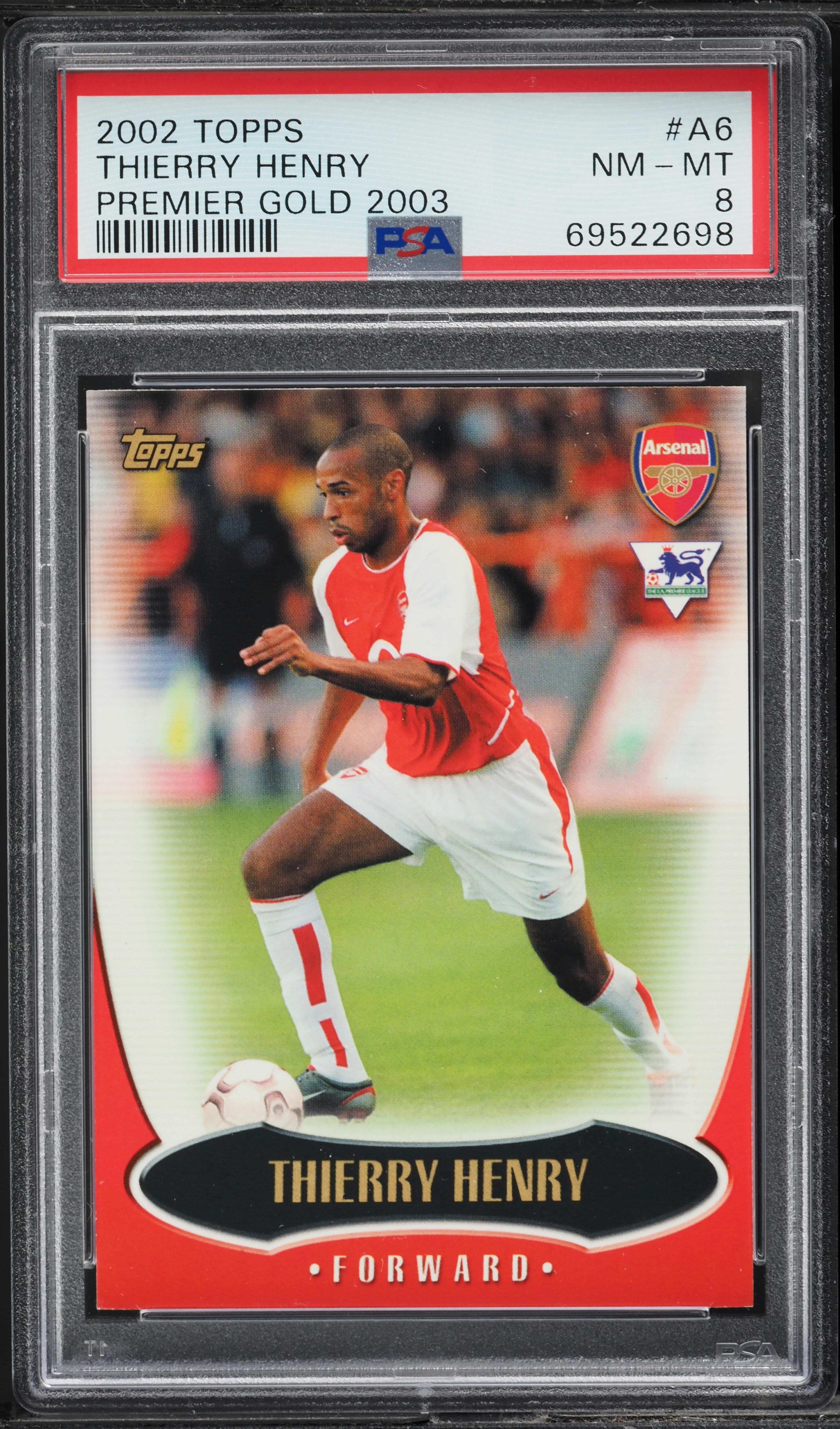 1998-99 Thierry Henry 3rd Year #148 AS Monaco DS France France Foot Legend