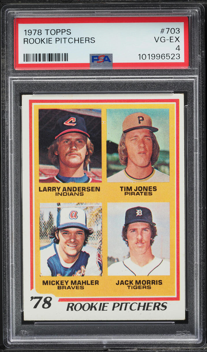 1978 Topps Jack Morris ROOKIE #703 PSA 4 VGEX