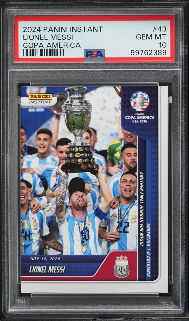 2024 Panini Instant Copa America Lionel Messi #43 PSA 10 GEM MINT