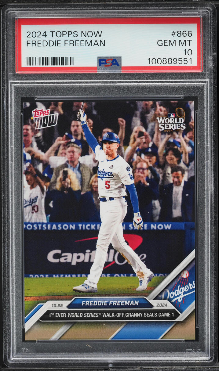 2024 Topps Now Freddie Freeman #866 PSA 10 GEM MINT
