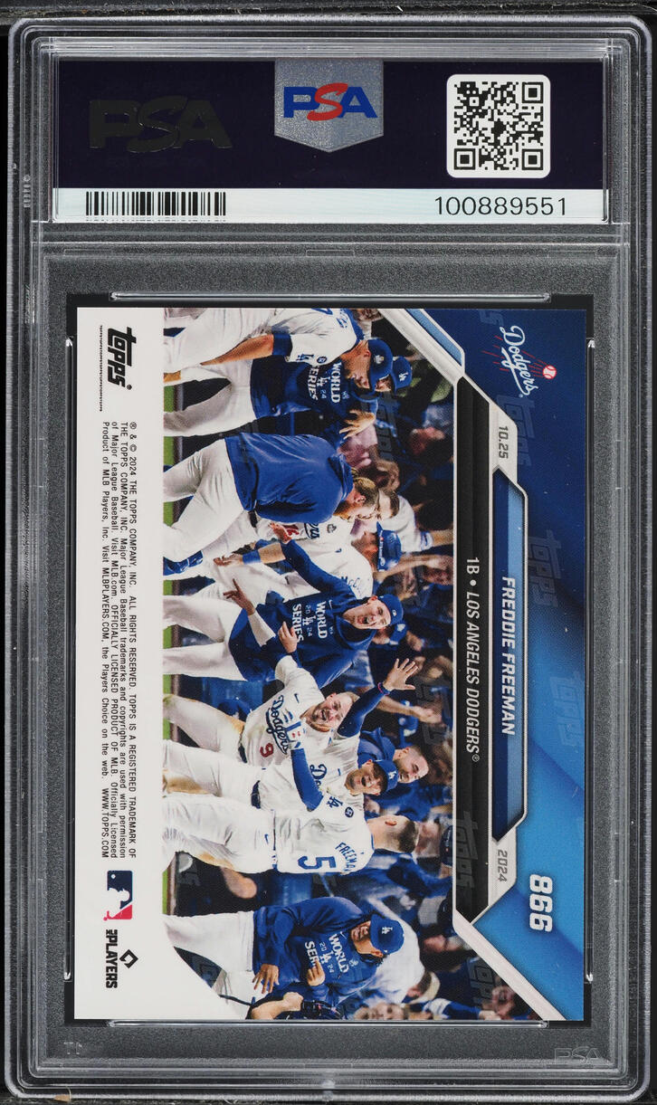 2024 Topps Now Freddie Freeman #866 PSA 10 GEM MINT