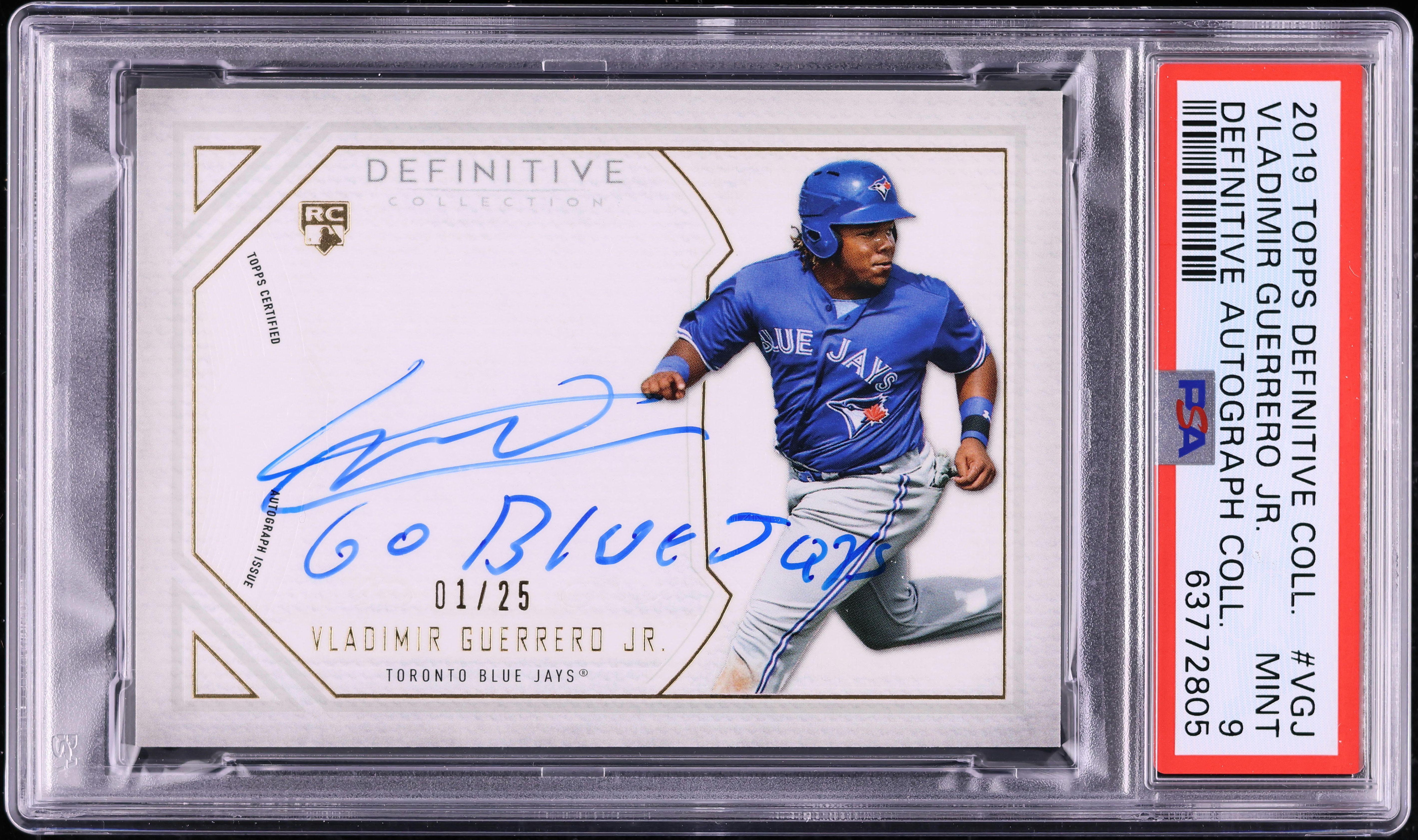 NEW TOPPS 2019 Vladimir Guerrero PSA 9
