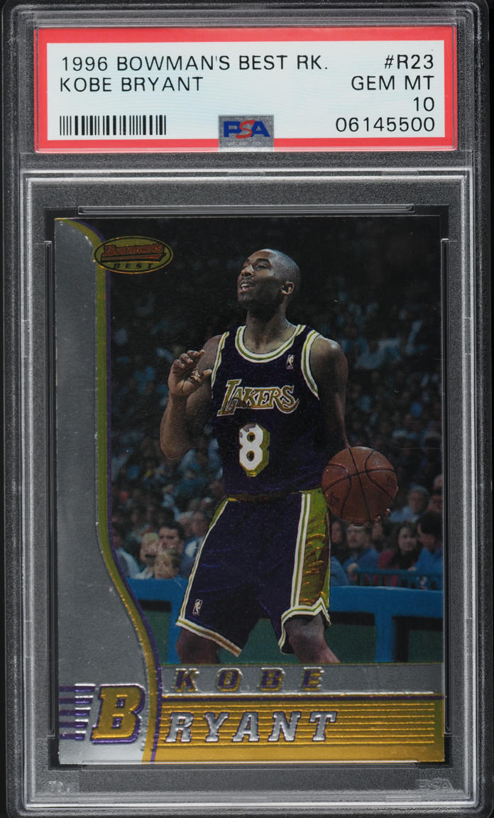 1996 Bowman's Best Kobe Bryant ROOKIE #R23 PSA 10 GEM MINT on