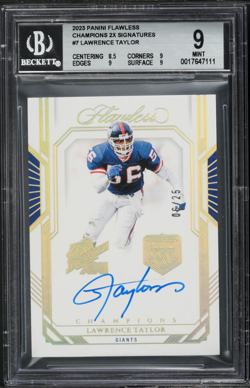 香港映画 The Champions 踢皮球ロビーカード 12枚セット 当時物 2023 Panini Flawless Champions 2x Signatures Lawrence Taylor AUTO