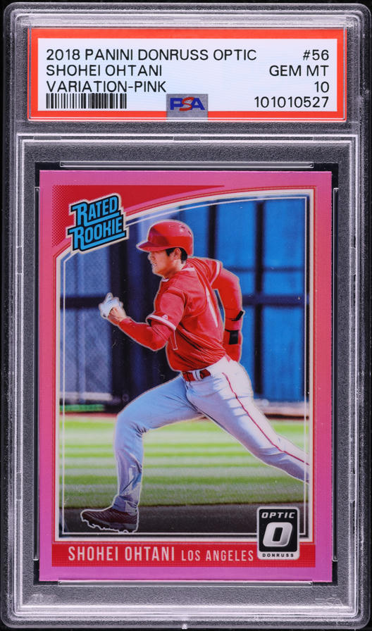 SHOHEI OHTANI 2018 Panini Donruss Optic Shohei Ohtani #56 Running