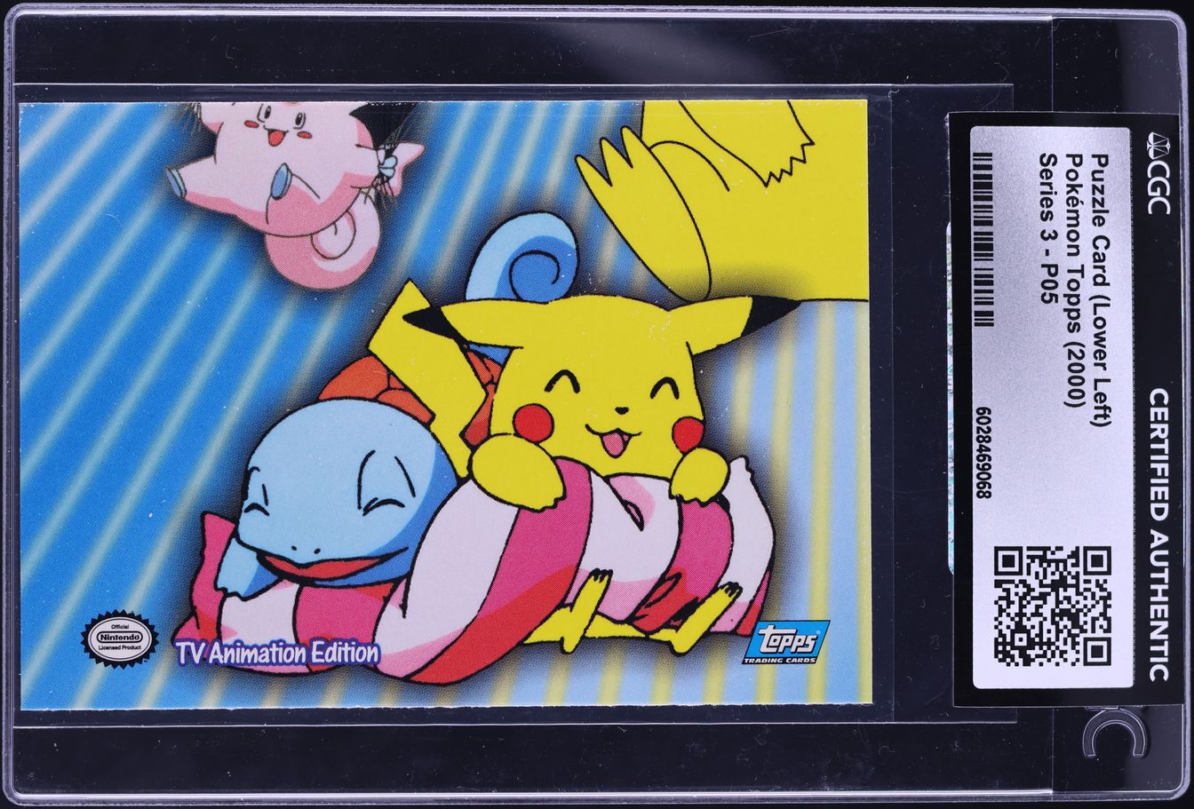 2000 Topps Pokemon Series 3 Puzzle Card #P05 CGC AUTH on Fanatics Collect