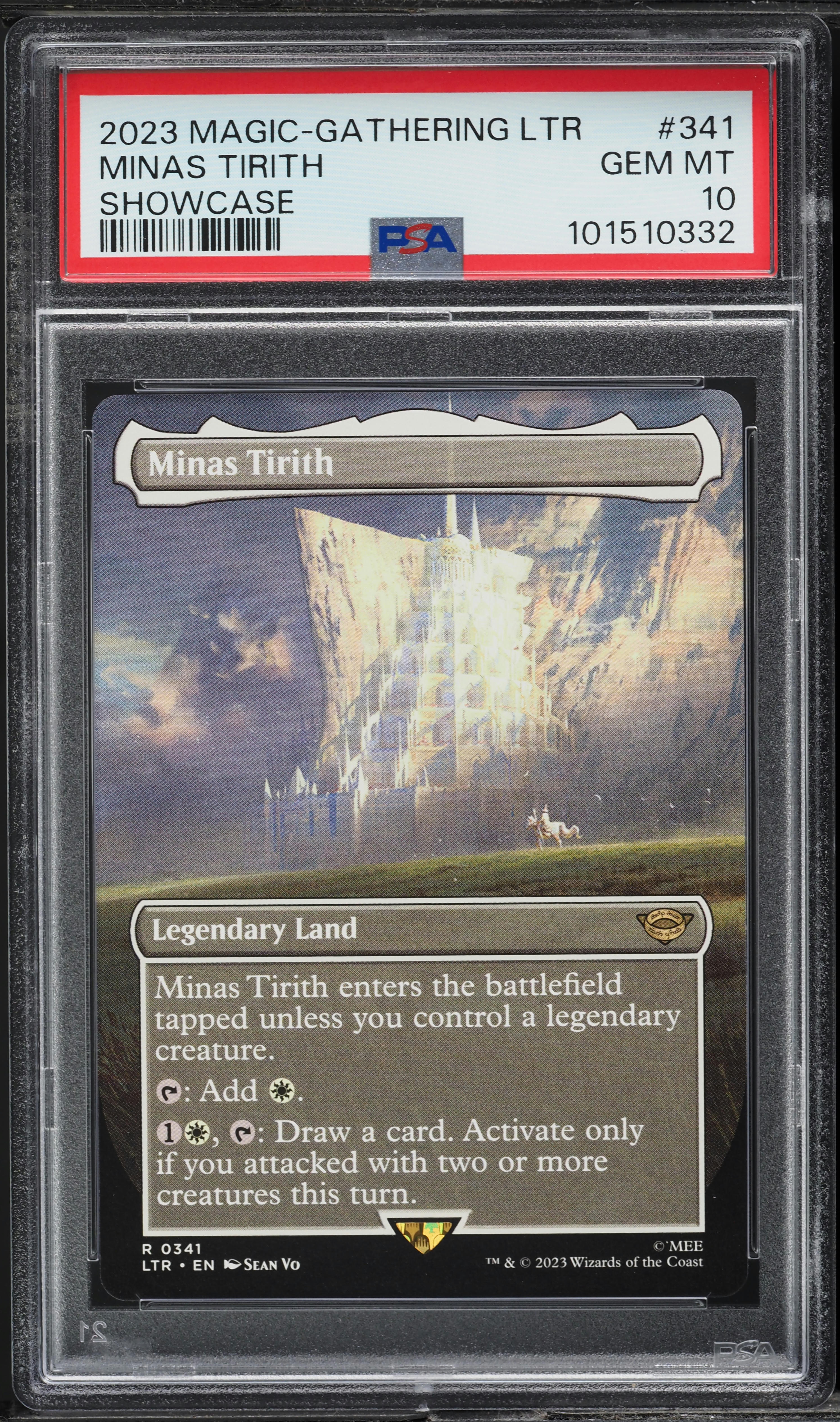 2023 Magic The Gathering Tales Of Middle-Earth Showcase Minas Tirith #341 PSA 10 on Fanatics Collect 2023 Magic The Gathering Tales Of Middle-Earth Showcase Minas Tirith #341 PSA 10 on Fanatics Collect