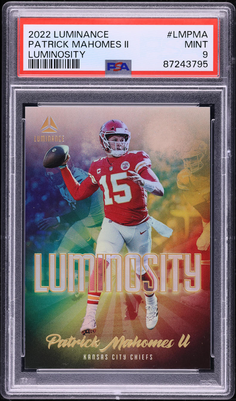2022 Panini Luminance Luminosity Patrick Mahomes II #LMPMA PSA 9 MINT