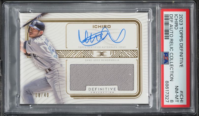 2021 Topps Chrome Platinum Anniversary Blue Mini Diamond Ichiro