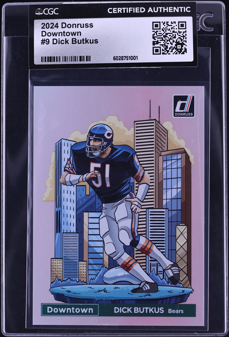 2024 Donruss Downtown Dick Butkus #9 CGC AUTH