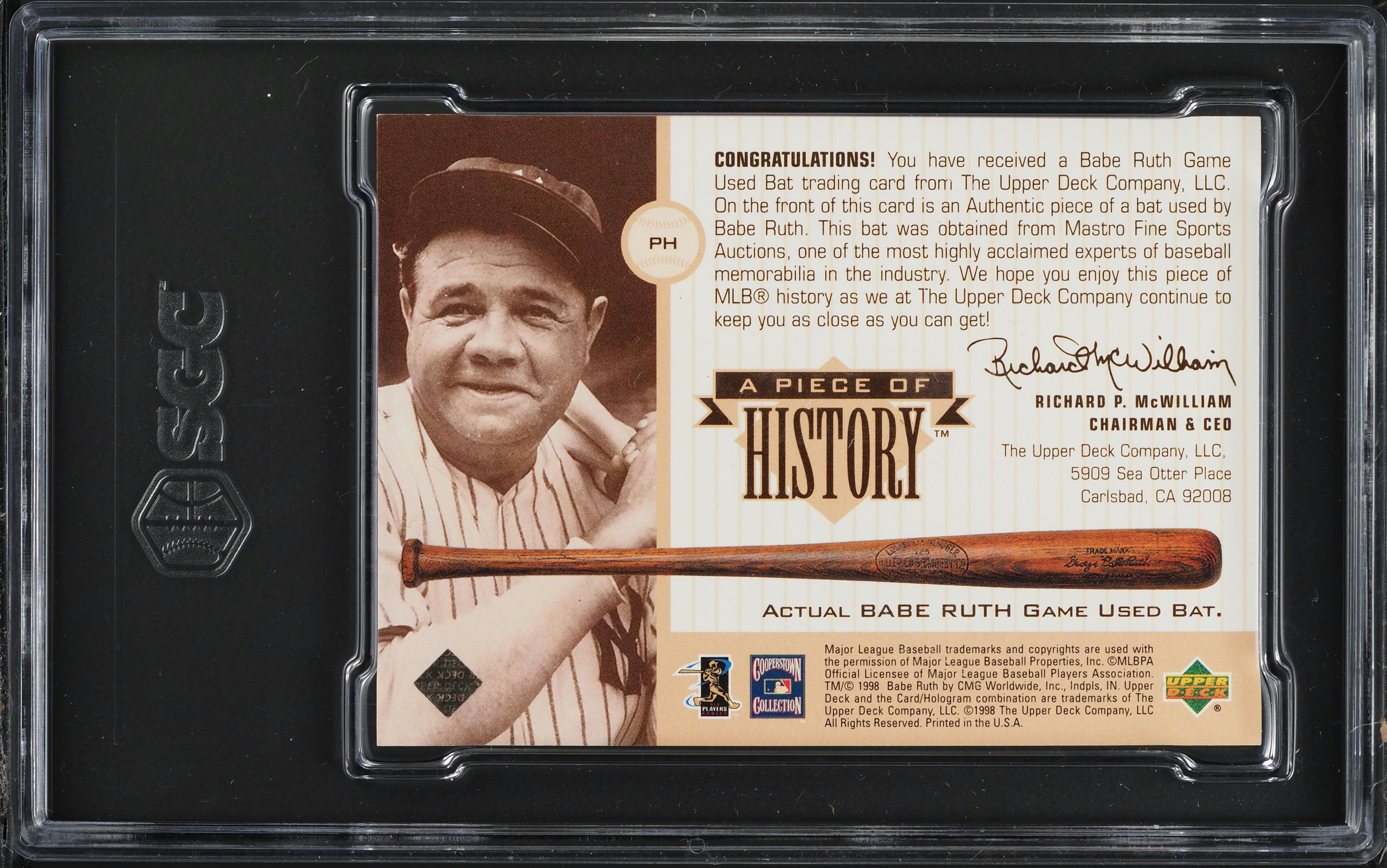 babe ruth holographic baseball card Graded Card Stands (10ct) – PSA