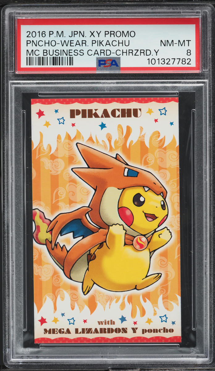 2016 Pokemon Japanese XY Promo MC Business Card Charizard Poncho