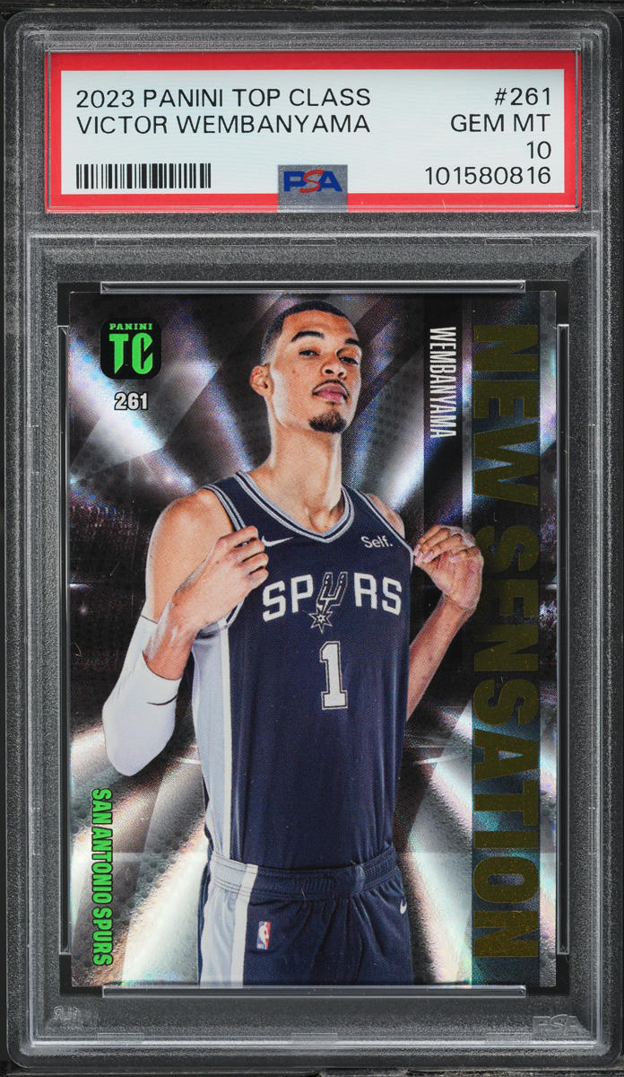 2023 Panini Top Class Victor Wembanyama ROOKIE #261 PSA 10 GEM MINT