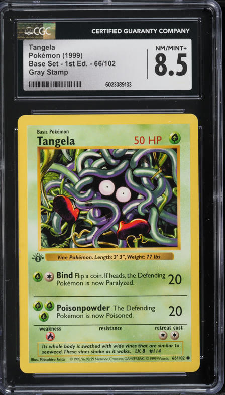 2000 Topps Chrome Pokemon Series 2 Tangela #114 CGC 10 GEM MINT on