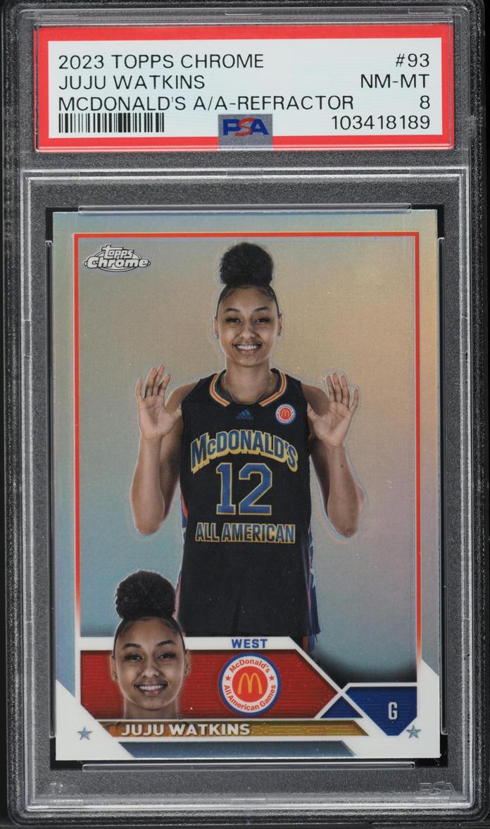 2023 Topps Chrome McDonald's All-American Refractor JuJu Watkins