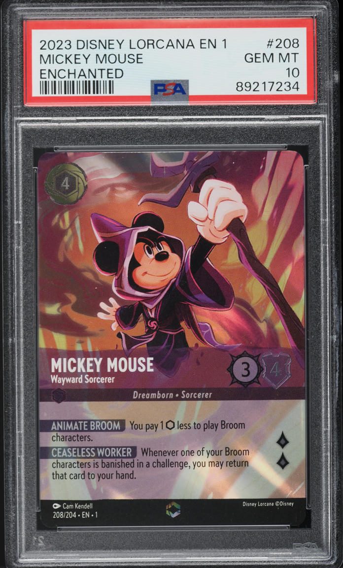 2023 Disney Lorcana First Chapter Enchanted Mickey Mouse Wayward