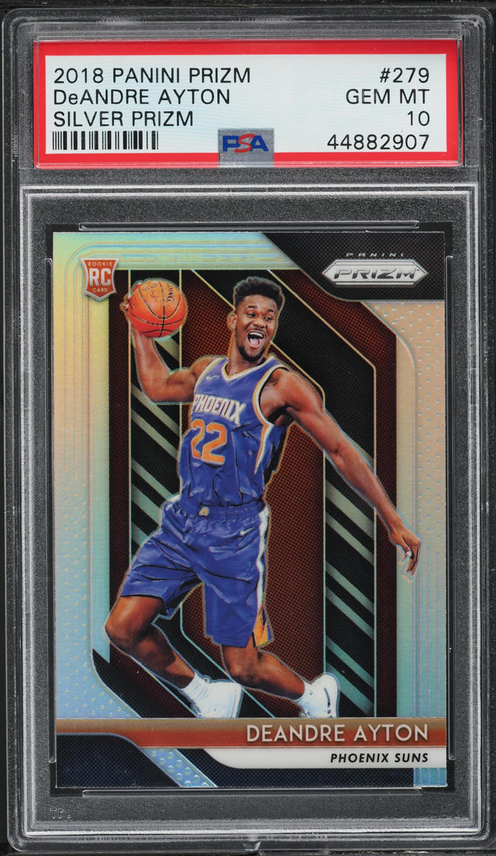 2018 Panini Prizm Silver DeAndre Ayton ROOKIE #279 PSA 10 GEM MINT