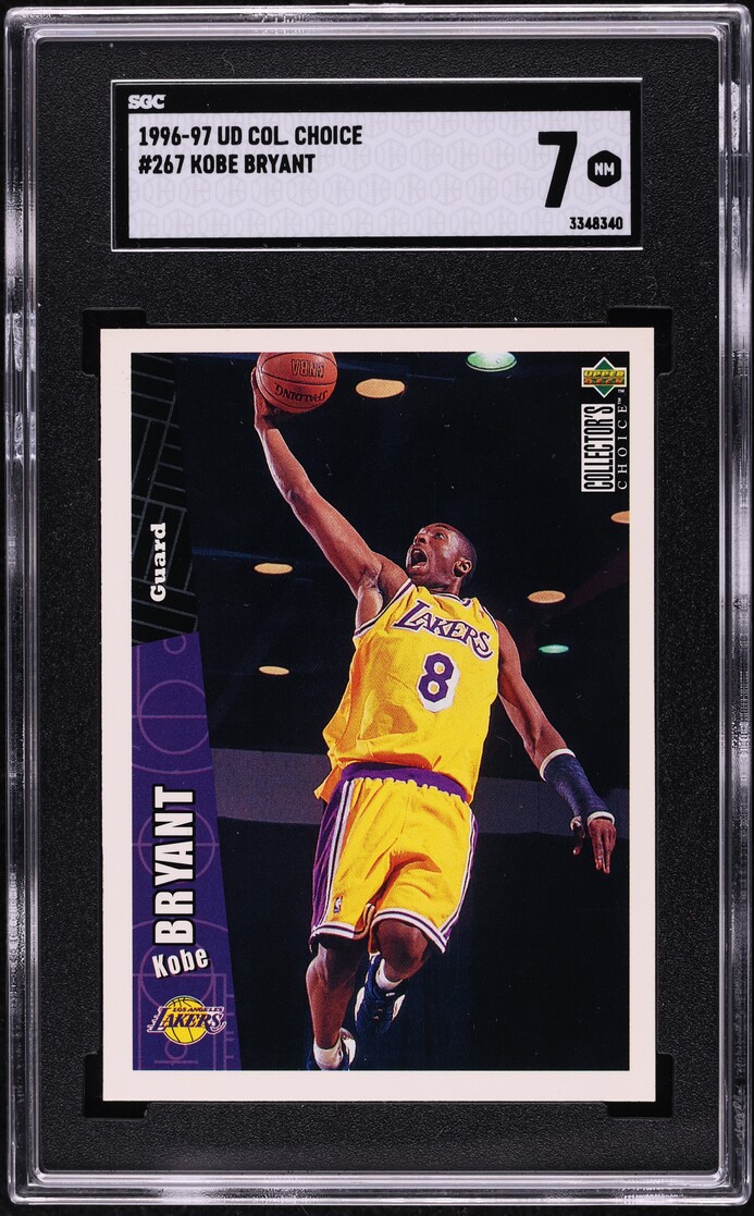 Kobe Bryant 0 Collector's Edge Rookie Choice #267 #3 1996-97 RC