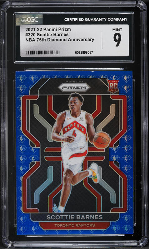 2021 Panini Prizm Sensational Mojo Scottie Barnes ROOKIE AUTO DNA