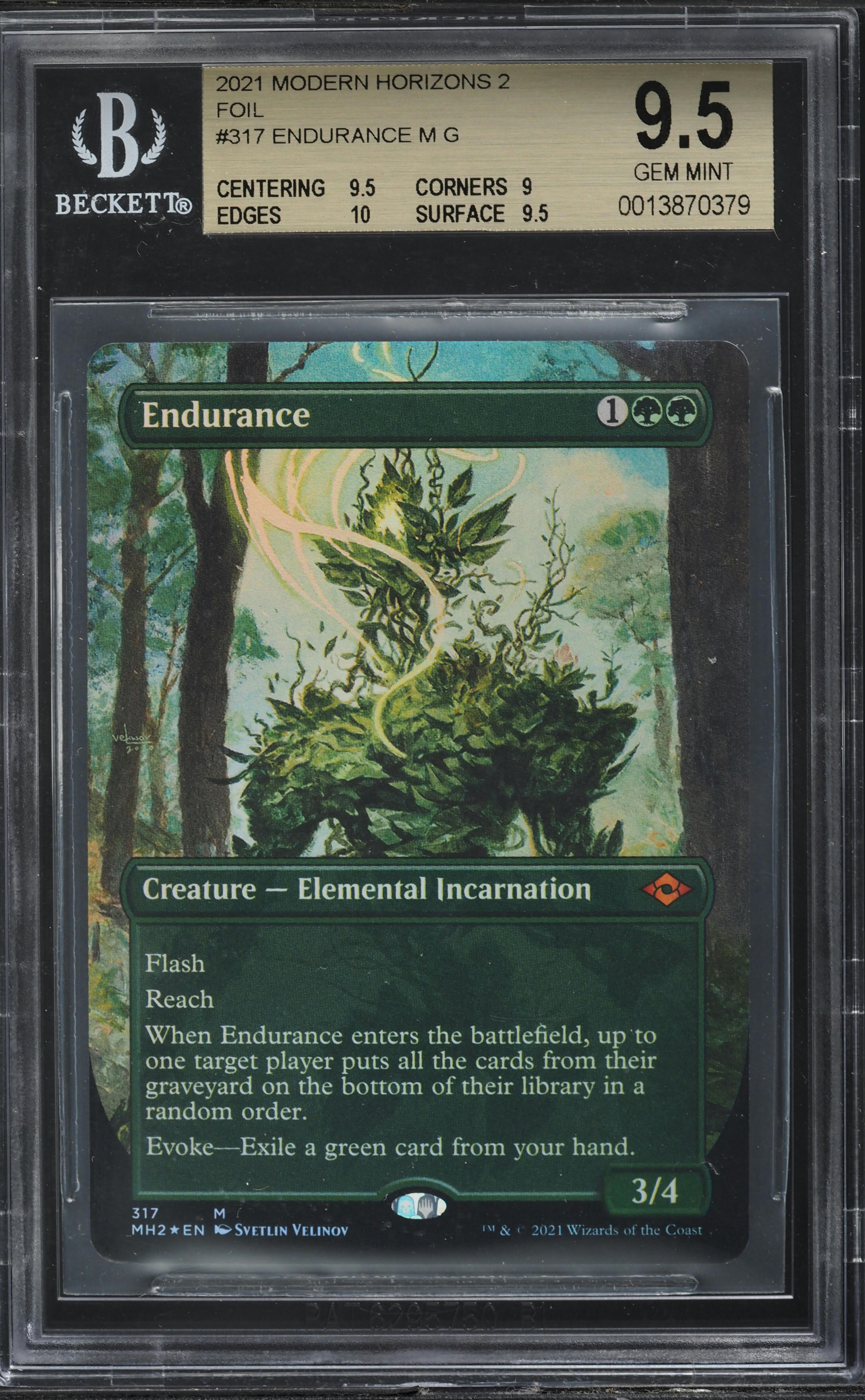 2021 Magic The Gathering MTG Modern Horizons 2 Foil Endurance BGS