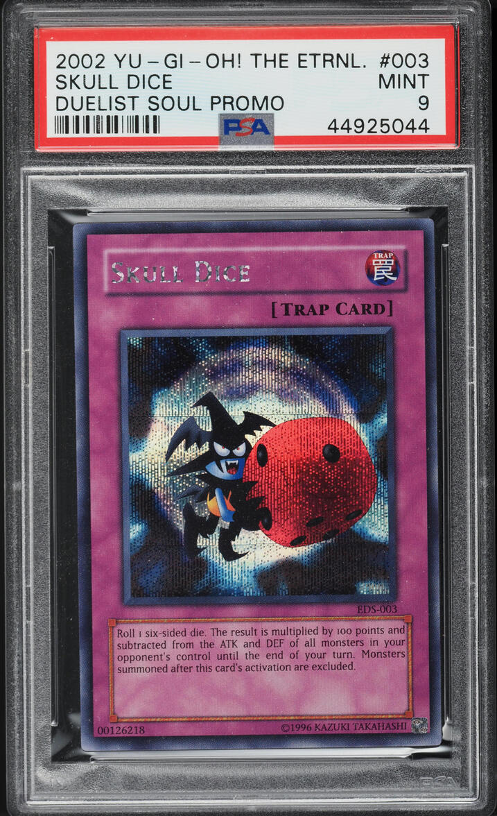 2002 Yu-Gi-Oh! The Eternal Duelist Soul Promo Skull Dice #EDS-003 PSA 9  MINT on Fanatics Collect