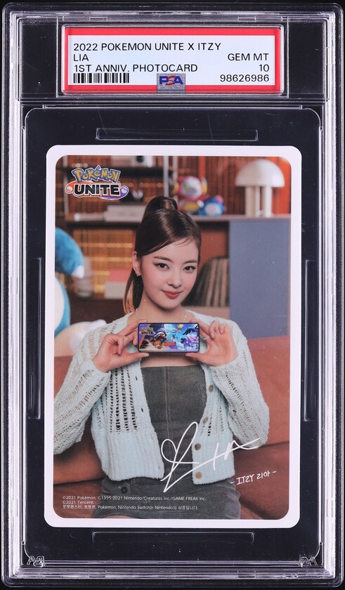 Y♡ 2022 Pokemon Unite X Itzy 1st Anniversary Celebration Photocard