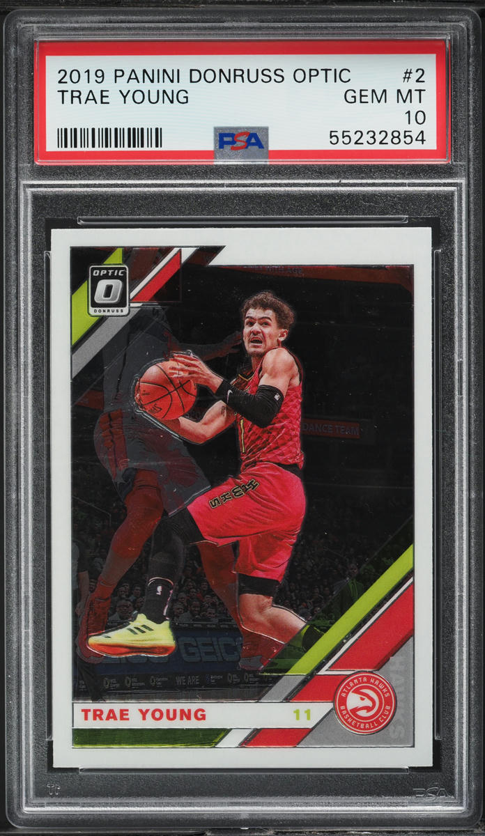 2019 Donruss Optic Trae Young #2 PSA 10 GEM MINT