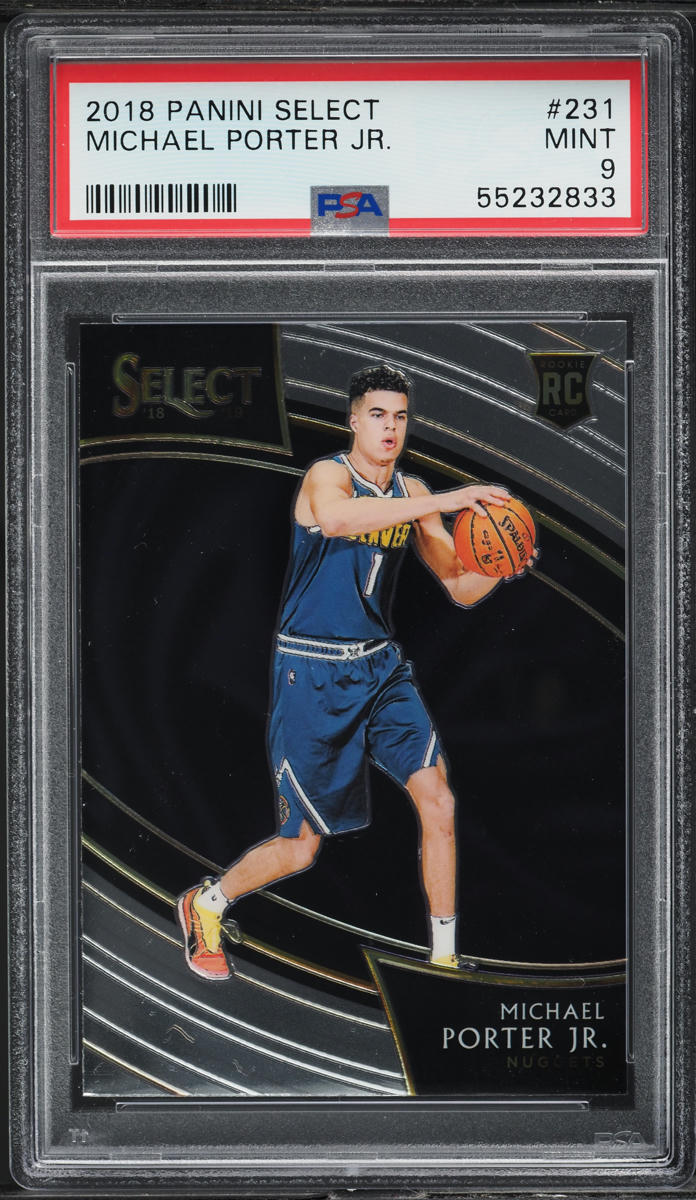 2018 Select Courtside Michael Porter Jr. ROOKIE #231 PSA 9 MINT