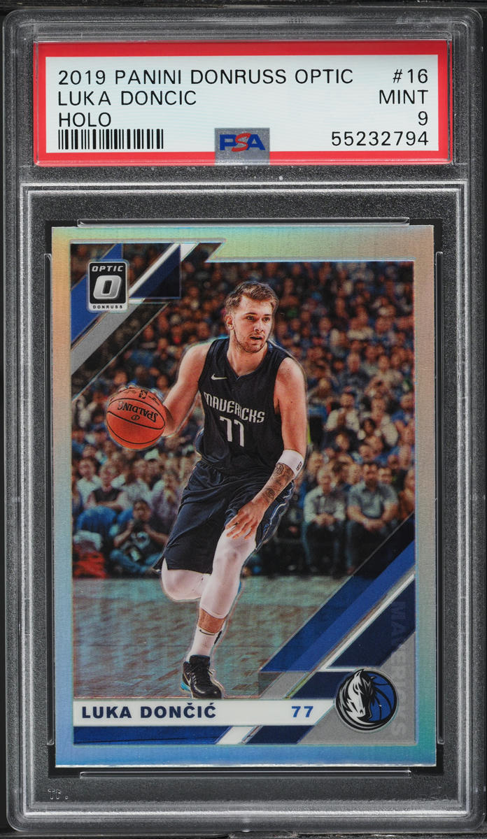 2019 Donruss Optic Holo Luka Doncic #16 PSA 9 MINT