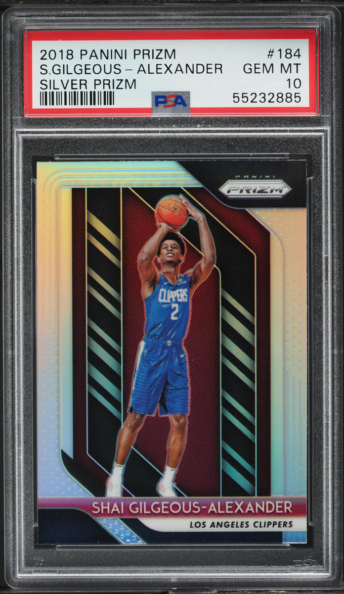 2018 Prizm Shai Gilgeous-Alexander Silver #184 PSA 10 | Card Ladder