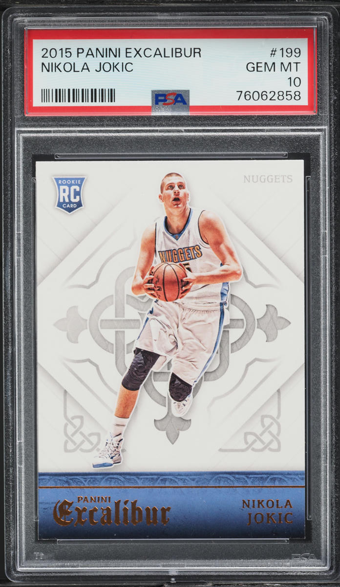 2015 Panini Excalibur Nikola Jokic ROOKIE #199 PSA 10 GEM MINT
