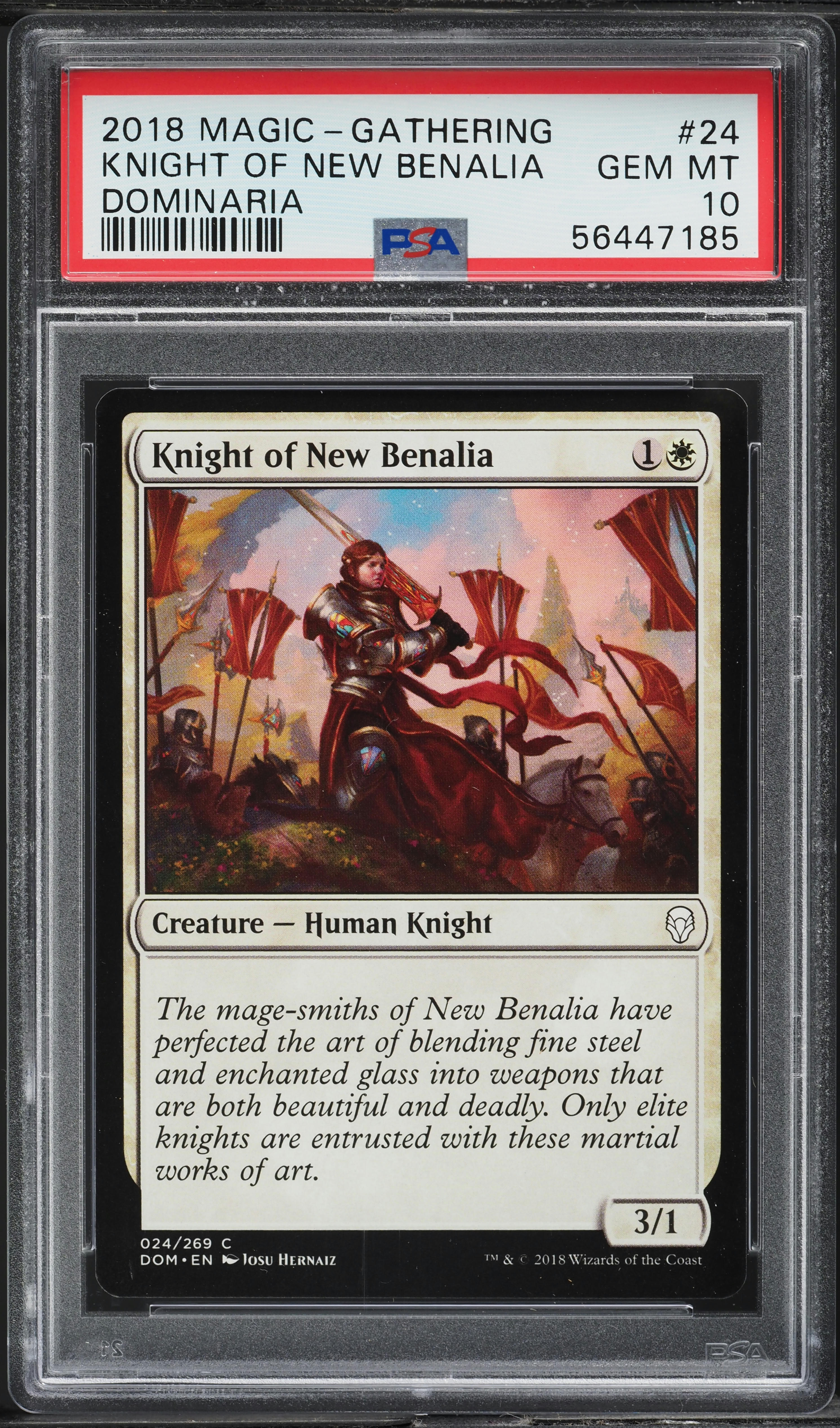 2018 Magic The Gathering MTG Dominaria Knight Of New Benalia #24