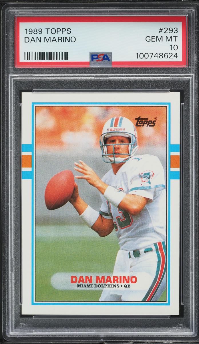 1989 Topps Football Dan Marino #293 PSA 10 GEM MINT