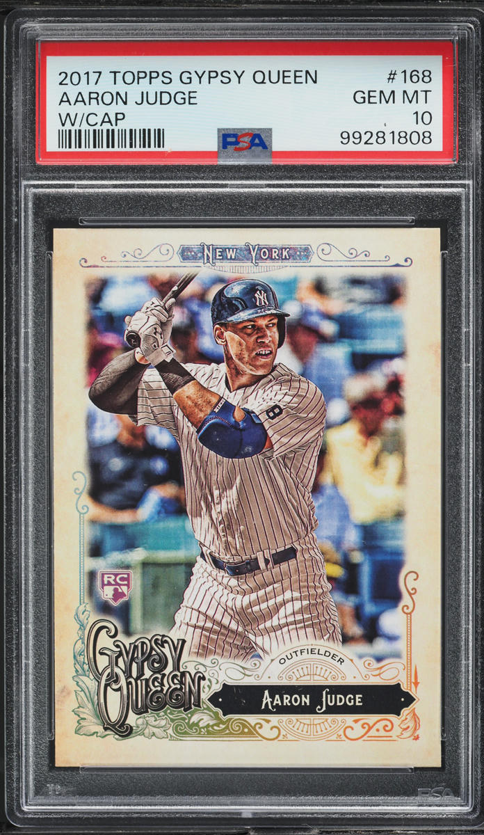 2017 Topps Gypsy Queen Aaron Judge ROOKIE #168 PSA 10 GEM MINT on