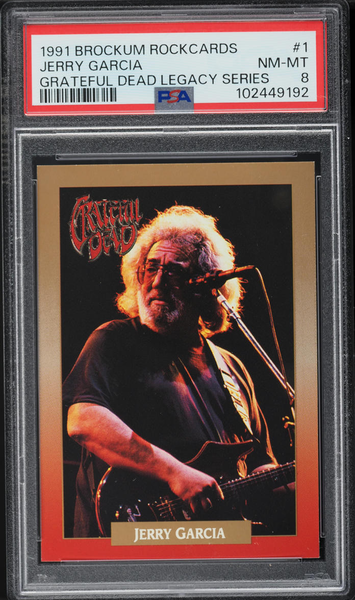 1991 Brockum RockCards Grateful Dead Legacy Series Jerry Garcia #1