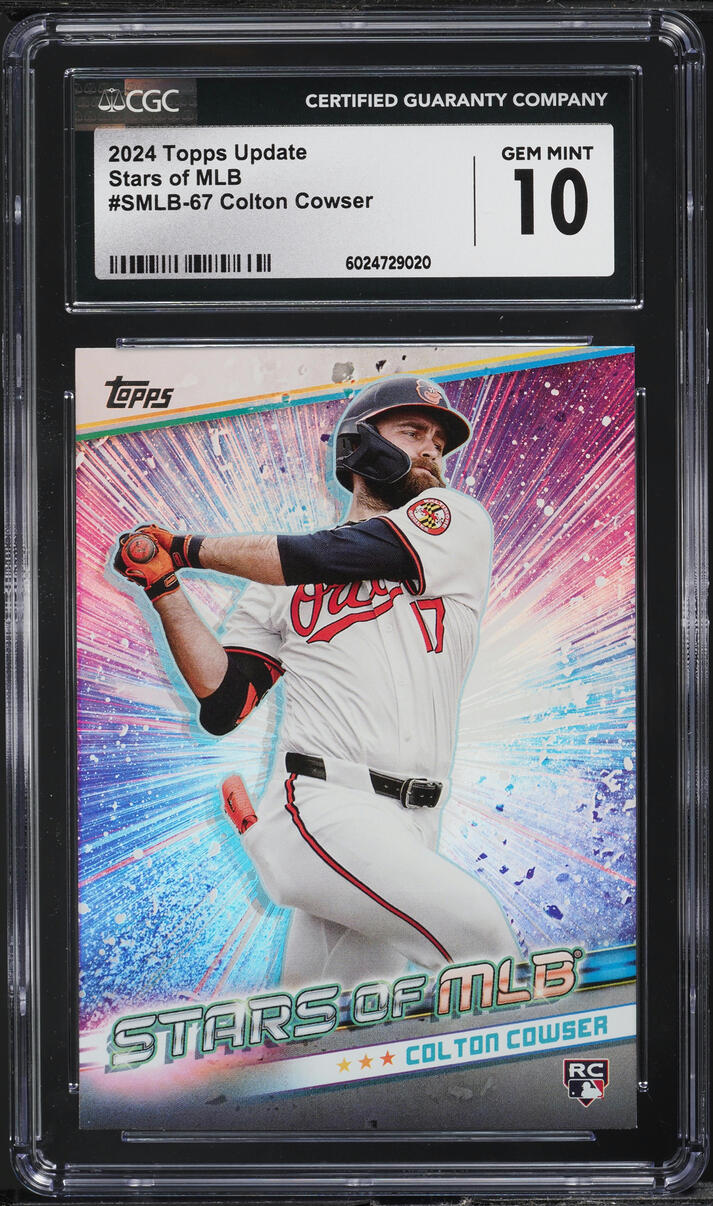 2024 Topps Update Stars Of MLB Colton Cowser ROOKIE #SMLB-67 CGC 10 GEM MINT