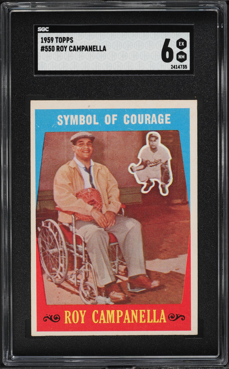 1959 Topps Roy Campanella #550 SGC 6 EXMT