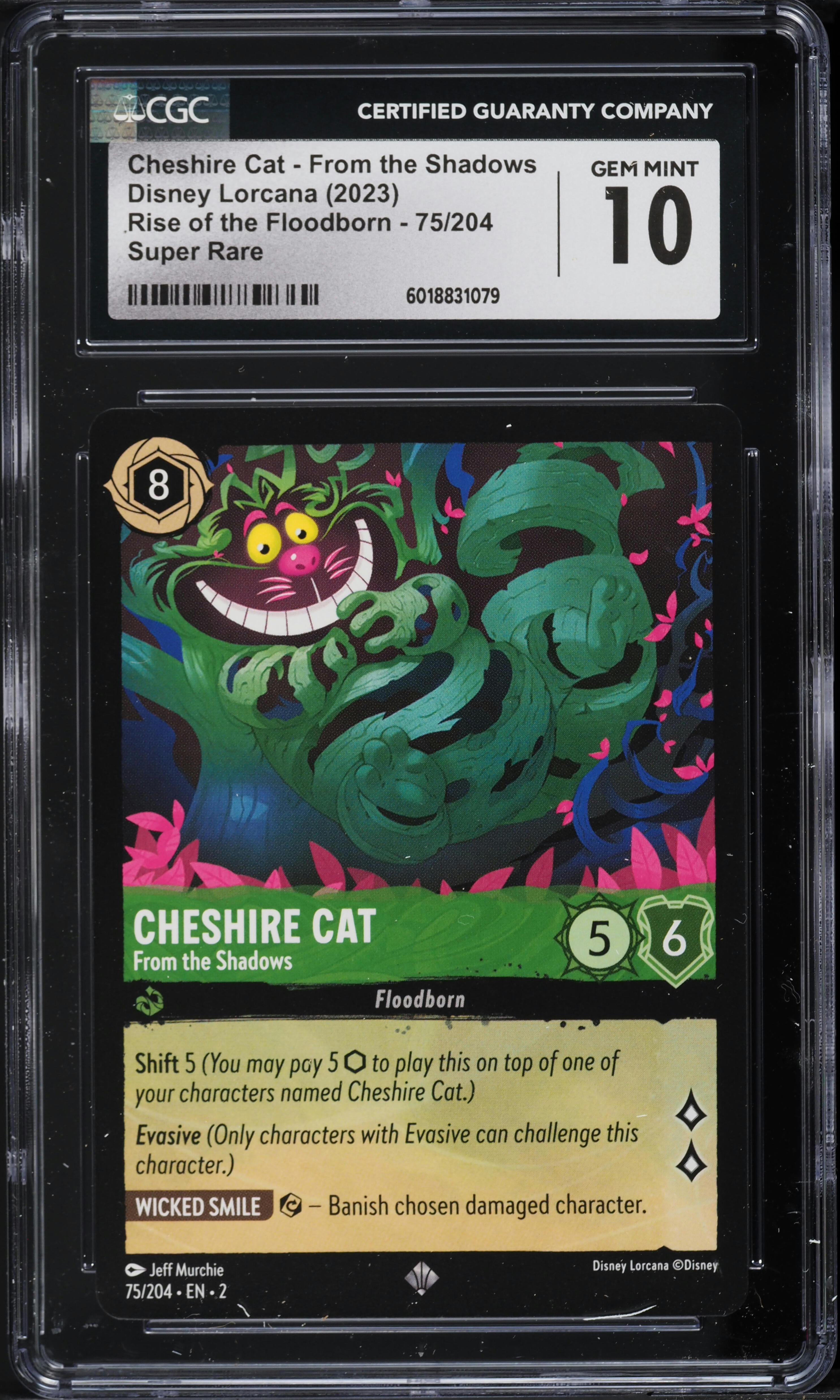 2023 Disney Lorcana Rise Of The Floodborn Cheshire Cat From the