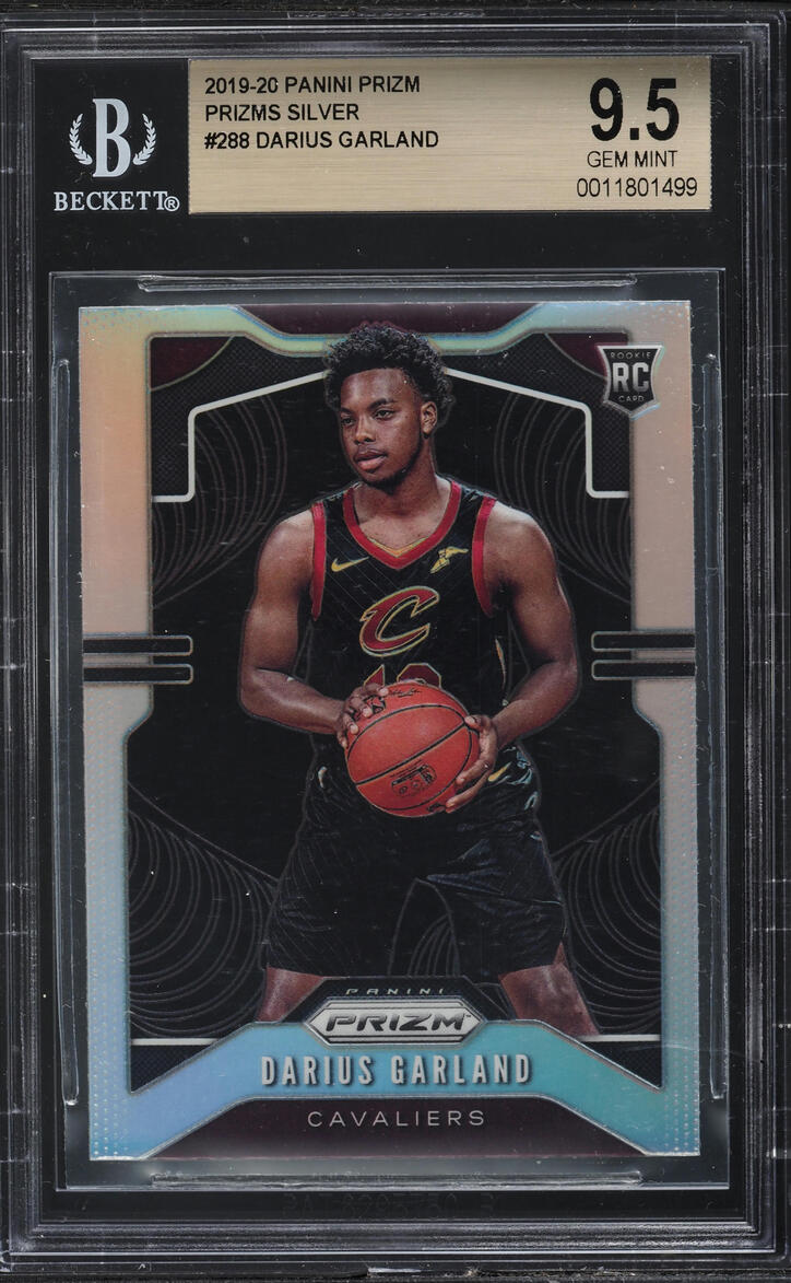 2019 Panini Prizm Silver Darius Garland ROOKIE #288 BGS 9.5 GEM MINT