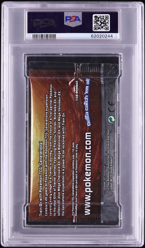 2016 Pokemon XY Generations Pikachu Art Booster Pack PSA 9 MINT on Fanatics Collect 2016 Pokemon XY Generations Pikachu Art Booster Pack PSA 9 MINT on Fanatics Collect
