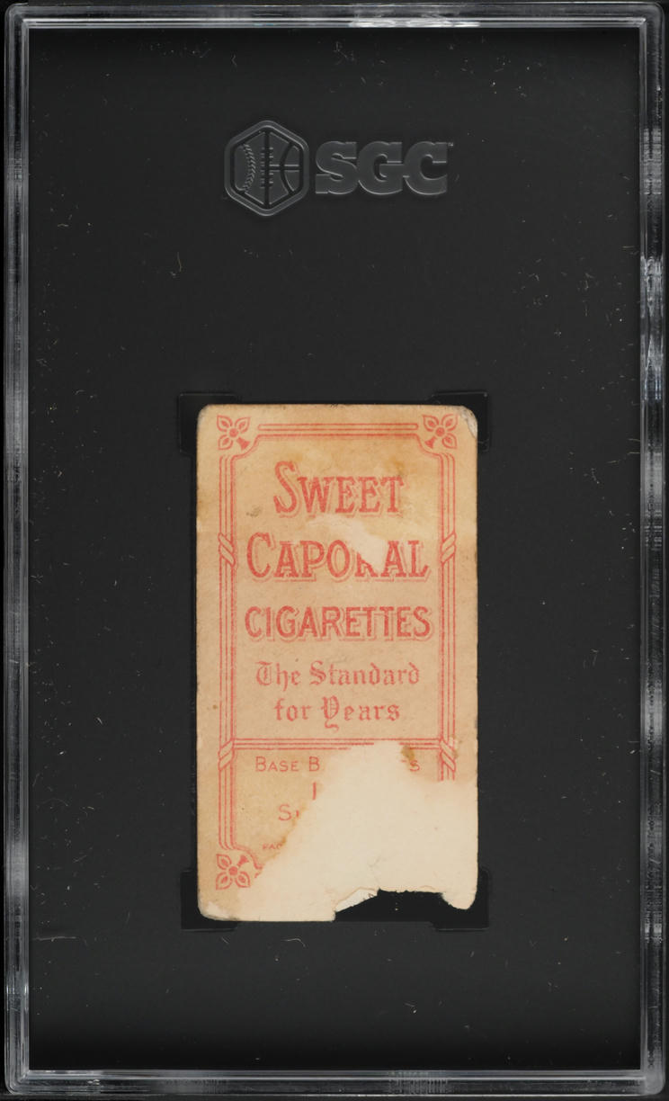 1909-11 T206 George Davis CHICAGO, SWEET CAPORAL SGC AUTH